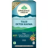 Herbata zielona Tulsi Detox Kahwa Organic India 25 torebek