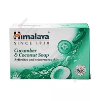 Mydło w kostce z ogórkiem i kokosem Cucumber & Coconut Soap Himalaya 125g