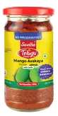 Marynowane Mango Avakaya z czosnkiem Telugu Foods 300g