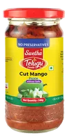 Marynowane mango w oleju bez czosnku Telugu Foods 300g