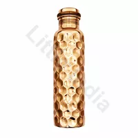 Butelka miedziana plastry miodu Copper Bottle Fern 950ml