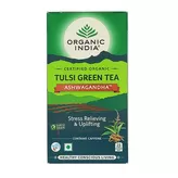 Tulsi Green Tea Ashwagandha Organic India 25 teabags