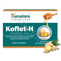 Koflet-H Pastylki do ssania o smaku Imbirowym HIMALAYA 6 pastylek