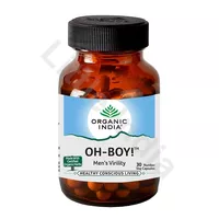 Oh-Boy! wsparcie potencji libido Organic India 30 kapsułek