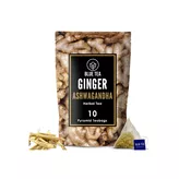 Napar ziołowy imbir ashwagandha Ginger Ashwagandha Blue Tea 10 piramidek