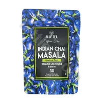 Indian Chai Masala Herbal Tea Blue Tea 30 Pyramid Teabags