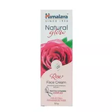 Crema facial con rosa Natural Glow Rose Face Cream Himalaya 50g