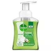 Mydło w piance Dettol Aloes i Kokos 250ml + Uzupełnienie 200ml