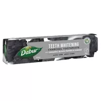 Teeth Whitening Charcoal Toothpaste with Organic Black Pepper & Ginger Dabur 100ml