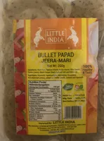 BULLET PAPAD JEERA-MARI 200G BY LITTLE INDIA