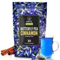 Napar ziołowy cynamonem Butterfly Pea Cinnamon Blue Tea 30 piramidek