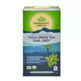 Earl Grey Green Tea with Tulsi 25 teabags Organic India