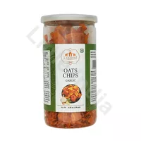 Chipsy owsiane o smaku czosnkowym Oats Chips Garlic Lakshmi 130g