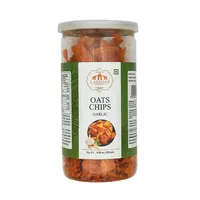 Chipsy owsiane o smaku czosnkowym Oats Chips Garlic Lakshmi 130g