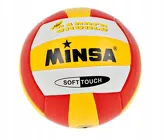 Piłka do siatkówki czerwona Volleyball Minsa