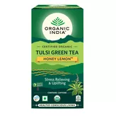 Herbata zielona Tulsi Green Tea Honey Lemon Organic India 25 torebek