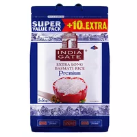 Ryż basmati długoziarnisty Premium Basmati Rice India Gate 5,5kg