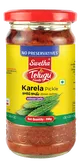 Karela Pickle without garlic Telugu Foods 300g