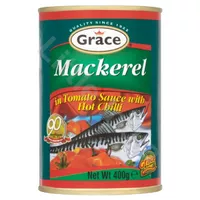 Makrela w pomidorach Mackerel in Tomato Sauce & Hot Chilli Sauce Grace 400g