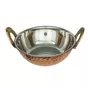 Kadai Bowl Made Of Copper And Stainless Steel 300ml