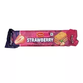 Strawberry Flavoured Cream Biscuit Pran 90g