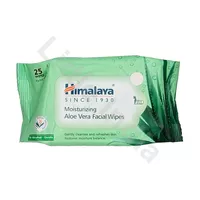 Toallitas faciales hidratantes con aloe vera Himalaya de 25 unidades