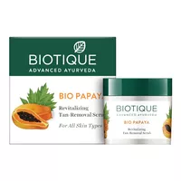 Rewitalizujący peeling Bio Papaya Revitalizing Tan Removal Biotique 75g