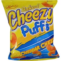 Chrupki o smaku serowym Cheezy Puffs Cheddar Cheese Leslies 55g