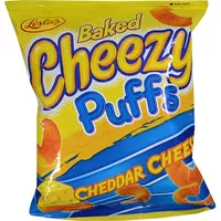 Chrupki o smaku serowym Cheezy Puffs Cheddar Cheese Leslies 55g