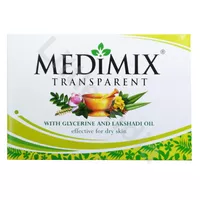 Soap Bar Transparent with Glycerine and Lakshadi oil Medimix 125g