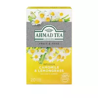 Напиток чайный с ромашкой и лемонграссом Camomile Lemongrass Ahmad Tea 20 пакетиков