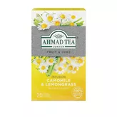 Напиток чайный с ромашкой и лемонграссом Camomile Lemongrass Ahmad Tea 20 пакетиков