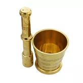 Moździerz metalowypozłacany indyjski Indian Gold Mortar 1szt.