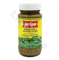 Marynowane zielone chilli w oleju Green Chilli Pickle Priya 300g