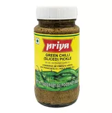 Marynowane zielone chilli w oleju 03/2025 Green Chilli Pickle Priya 300g