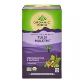 Herbata Tulsi z lukrecią Tulsi Mulethi Organic India 25 torebek