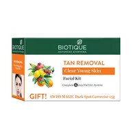 Zestaw do pielęgnacji twarzy Tan-Removal & Clear Young Skin Biotique