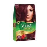 Краска для волос бургундского цвета Henna Hair Color Dabur Vatika 60g