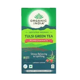 Herbata zielona Tulsi Pomegranate Green Organic India 25 torebek