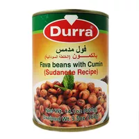 Gotowany bób z kminem w zalewie Fava Beans with Cumin Durra 400g