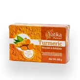 Turmeric Soap Bar Nourish & Exfoliate Vatika Dabur 100g