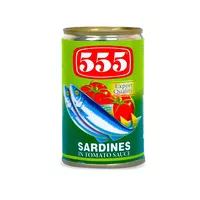 Sardynki w sosie pomidorowym Sardines in Tomato Sauce 555 155g