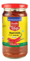 Marynowane czerwone chilli w oleju z czosnkiem Telugu Foods 300g