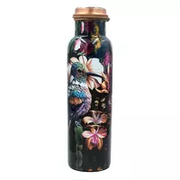 Butelka miedziana na wodę Bird Design Copper Bottle Fern 950 ml