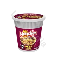 Makaron instant o smaku wołowiny Mr. Noodles Beef Cup Pran 60g