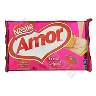 Wafelki z kremem truskawkowym Wafer Amor Sabor Fresa Orginal Nestle 100g