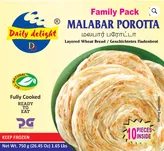 Płaskie chlebki Malabar Porotta Family Pack Daily Delight 750g