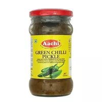 Marynowane zielone chilli Green Chilli Pickle Aachi 300g