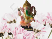 Ganesh Ji Idol 708g Height-22 cm, Width-15cm, Depth-9.5cm