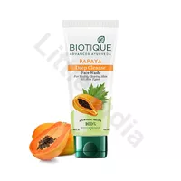 Żel do mycia twarzy z delikatnymi drobinkami Papaya Biotique 100ml